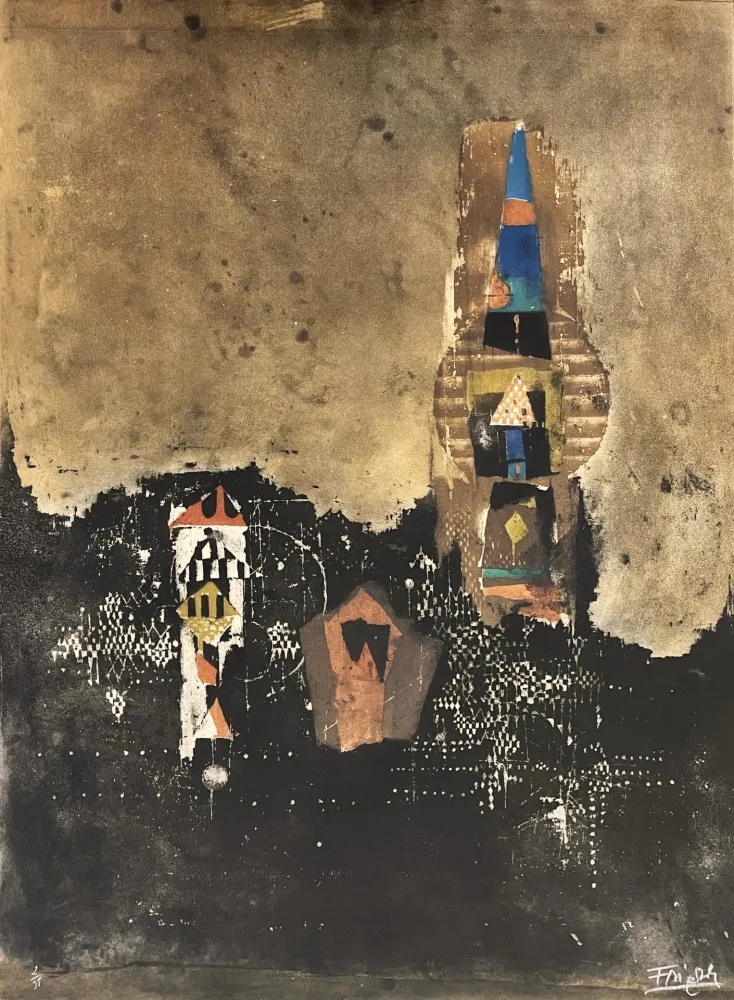 Água-Forte Friedlaender - Composition III