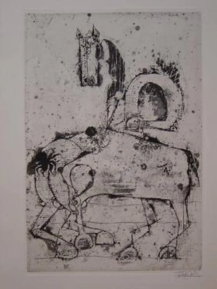 Água-Forte E Água-Tinta Friedlaender - Petit Bestiaire