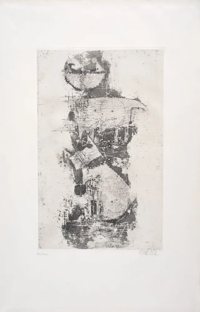 Água-Forte Friedlaender - Petit Bestiaire - Chèvre