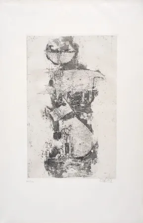 Água-Forte Friedlaender - Petit Bestiaire - Chèvre