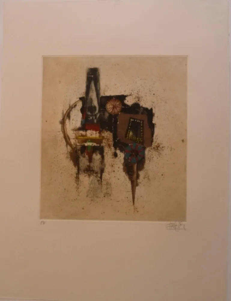 Gravura Friedlaender - Prières de L'Aube V