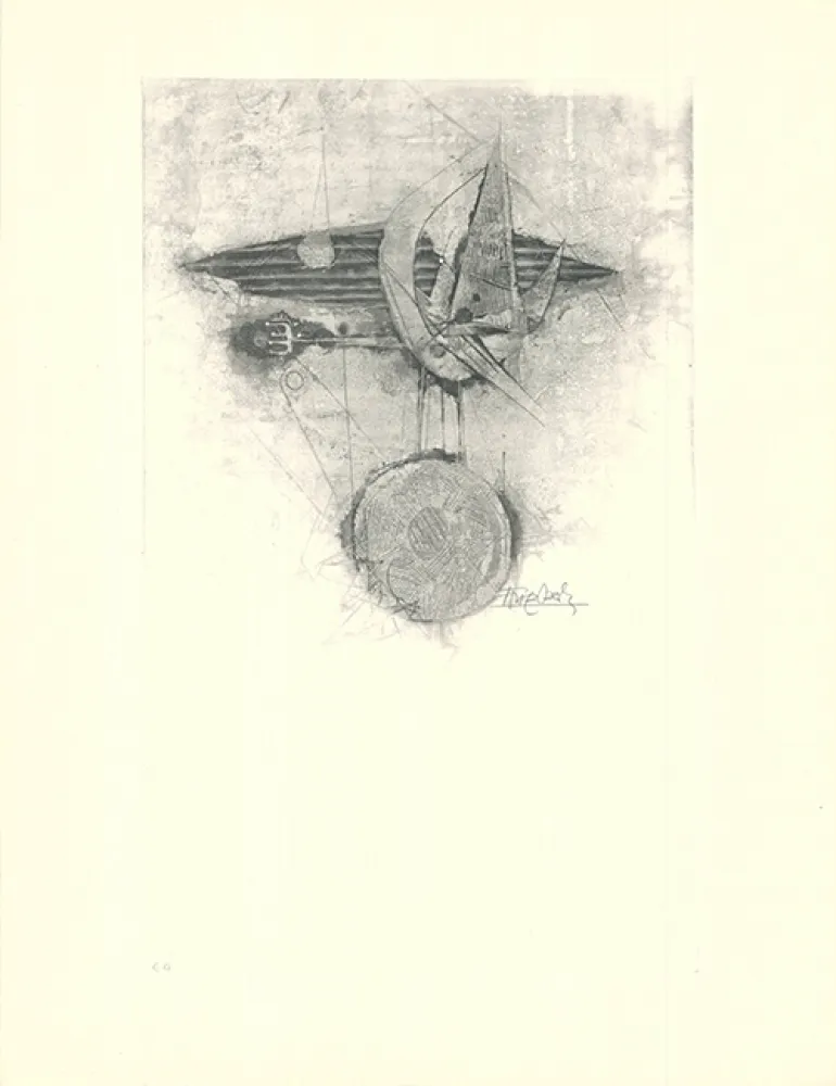 Água-Forte E Água-Tinta Friedlaender - Trois oiseaux I