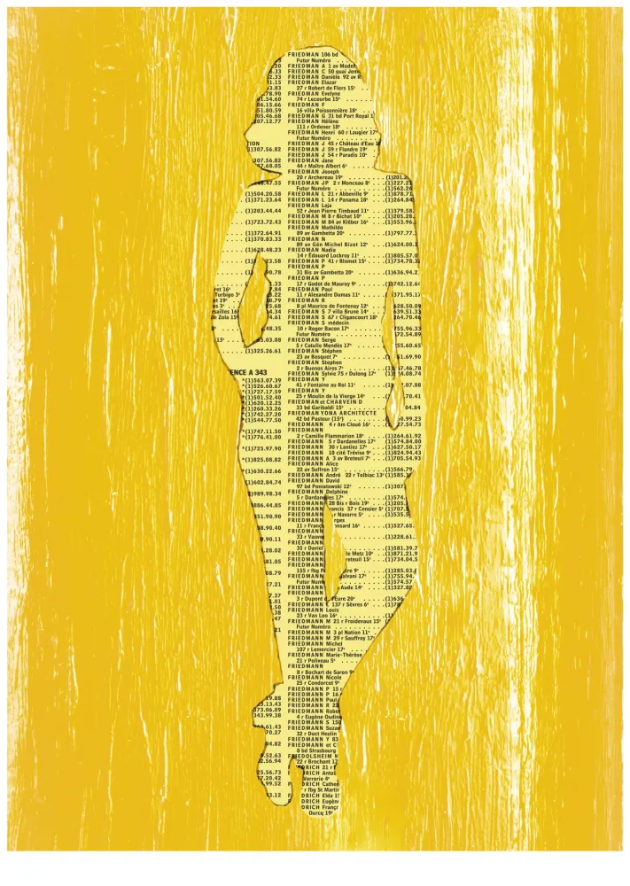 Serigrafia Friedmann - Nu (Collection Naked)