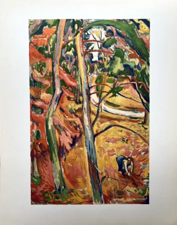 Estêncil Friesz - ARBRES, AUTOMNE À HONFLEUR (1906)