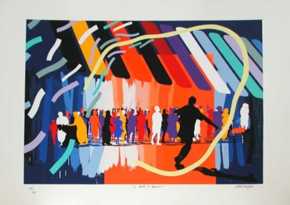 Litografia Fromanger - Le dipri de Gaumont