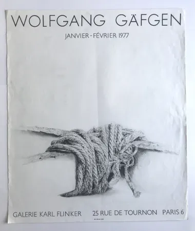Cartaz Gäfgen - Galerie Karl Flinker