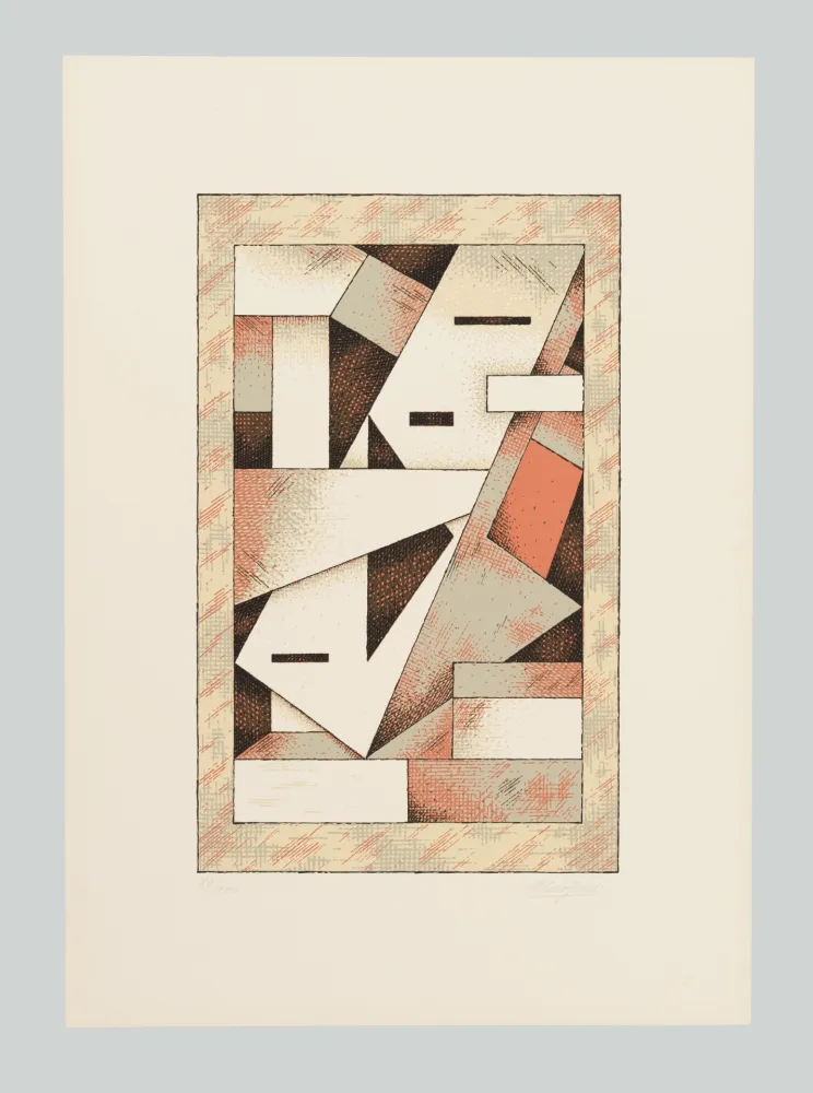 Serigrafia Galli - Composizione (Tav. B)