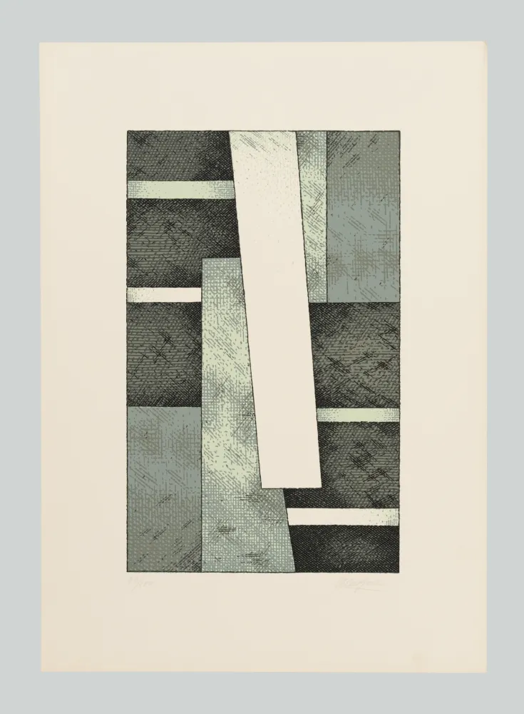 Serigrafia Galli - Composizione (Tav. E)