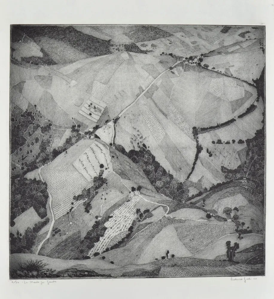 Água-Forte Galli - LE STRADE PER GANDA