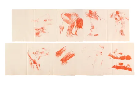 Livro Ilustrado Garache - Alain Veinstein. ÉBAUCHE DU FÉMININ. 7 lithographies et suite complète signée (1981)