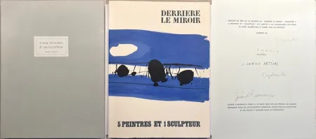 Livro Ilustrado Garache - CINQ PEINTRES ET UN SCULPTEUR. Derrière le Miroir n°150. Tirage de Luxe (Capdeville, Garache, Fromanger) 1965