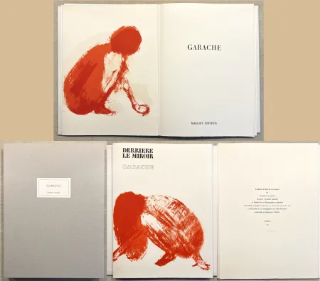 Livro Ilustrado Garache - GARACHE. DERRIÈRE LE MIROIR N°213. Mars 1975. TIRAGE DE LUXE SIGNÉ..