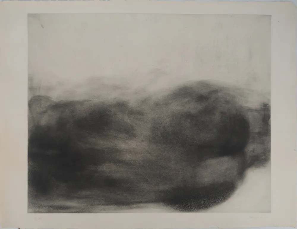 Gravura Garache - Nu allon