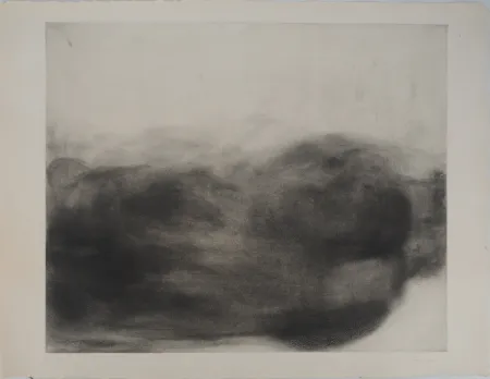 Gravura Garache - Nu allon