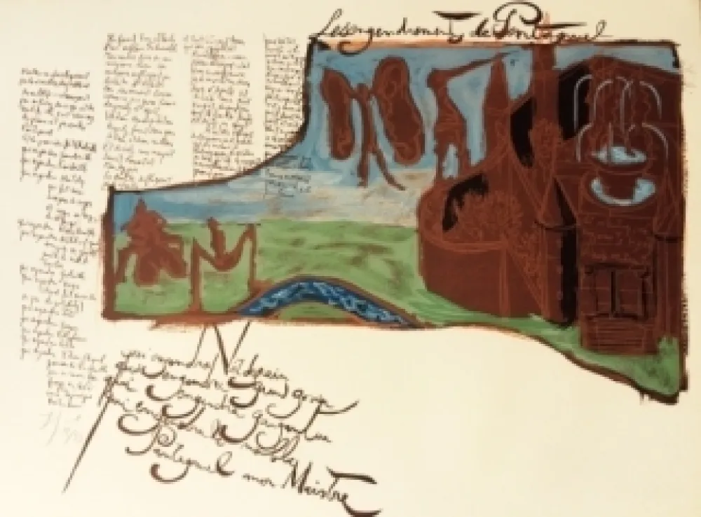 Litografia Garouste - Les engendrements de Pantagruel