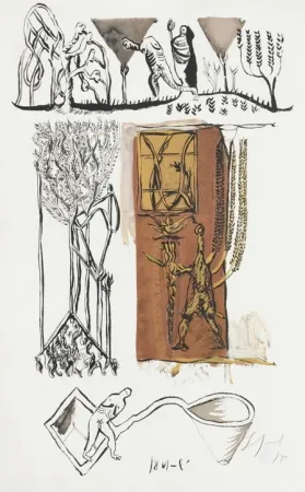 Litografia Garouste - Sans titre 1