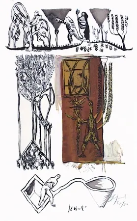 Litografia Garouste - Sans titre