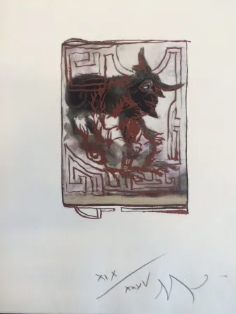 Gravura Digital Garouste - Sans titre