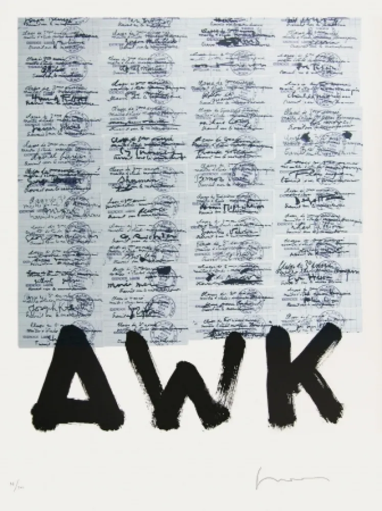 Litografia Gasiorowski - AFF AVT N°1028