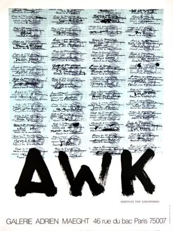 Litografia Gasiorowski - Affiche 