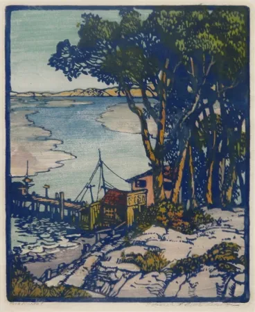 Xilogravura Gearhart - Fish Market