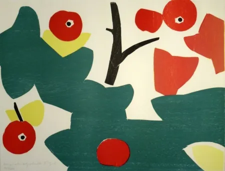 Xilogravura Gehr - Äpfel