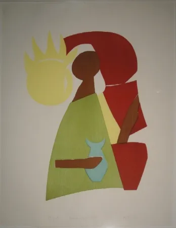 Xilogravura Gehr - Maria Magdalena