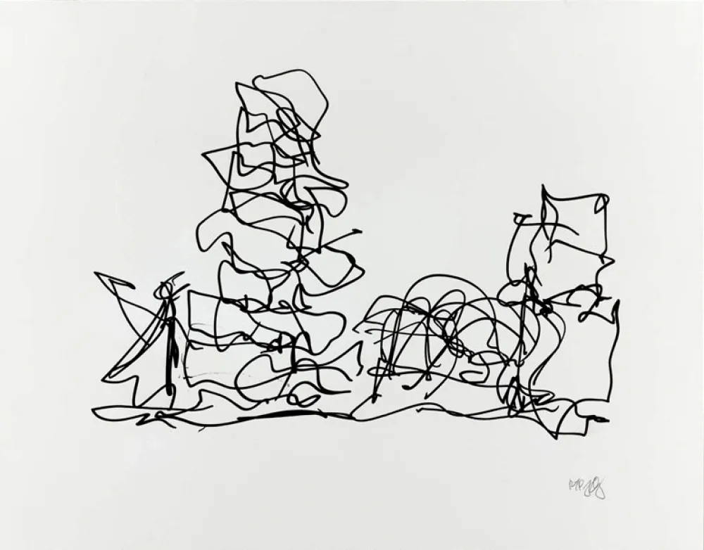 Litografia Gehry - Brooklyn Atlantic Yards Masterplan