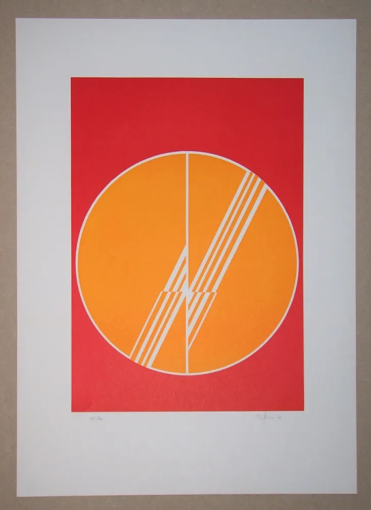 Linogravura Geiler - Concrete-constructive Composition