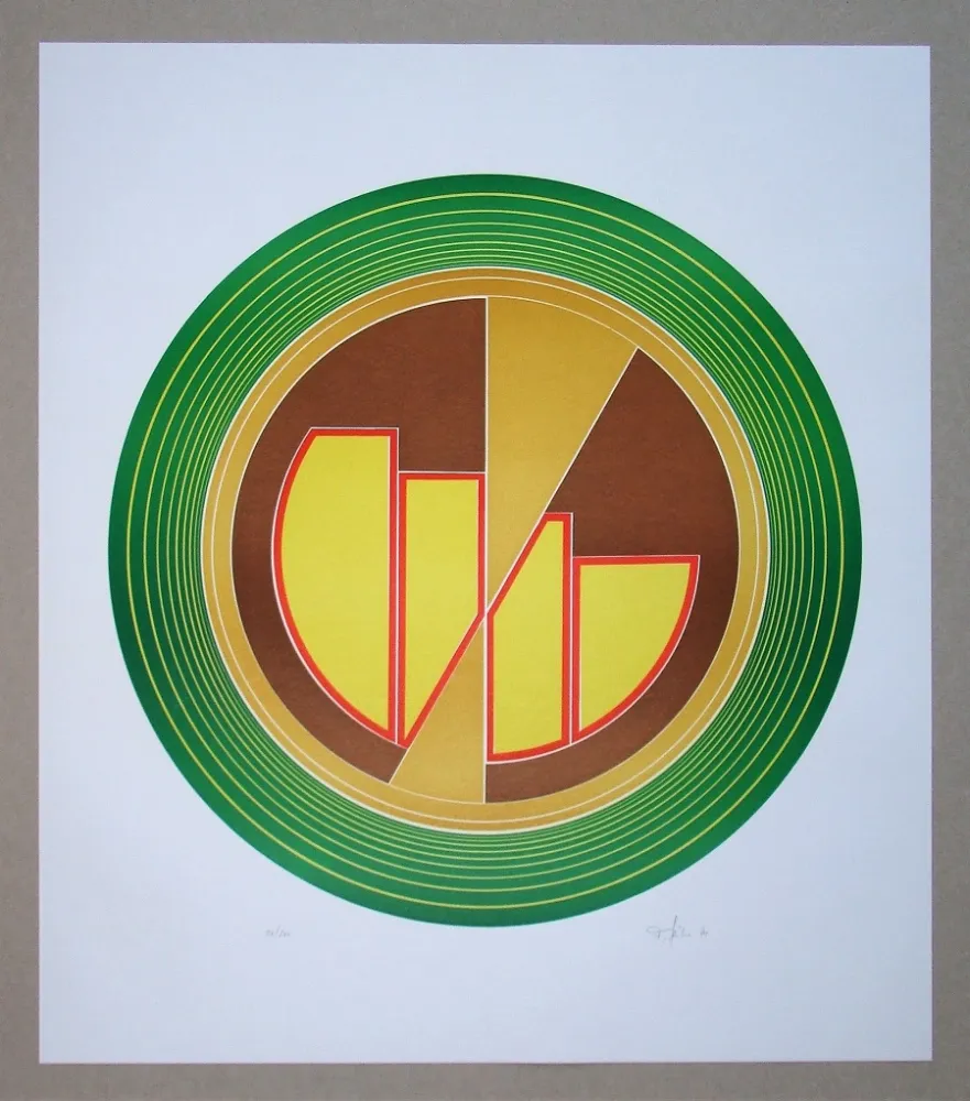 Linogravura Geiler - Concrete-constructive Composition