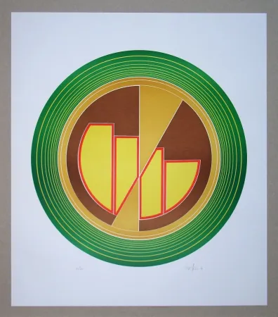 Linogravura Geiler - Concrete-constructive Composition