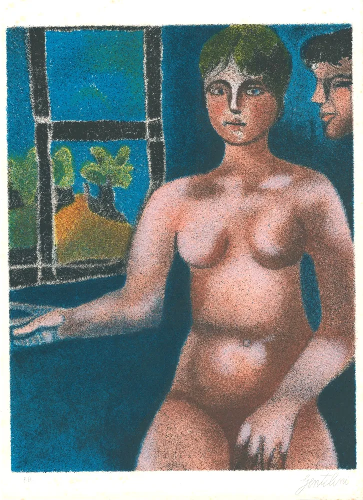 Litografia Gentilini - Luisa e Ippolito