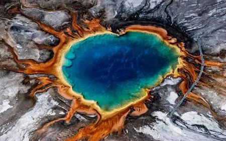 Fotografia Gerster - Grand Prismatic Spring, Yellowstone 1982