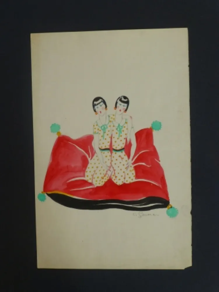 Sem Técnica Gesmar - Les Dolly Sister sur un canapé