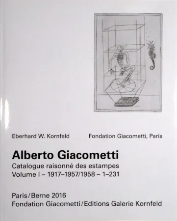 Livro Ilustrado Giacometti - Alberto Giacometti. Catalogue raisonné des estampes. 