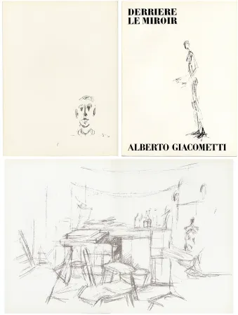 Livro Ilustrado Giacometti - DERRIÈRE LE MIROIR N° 98. L' ATELIER D' ALBERTO GIACOMETTI (Jean Genet). Juin 1957.