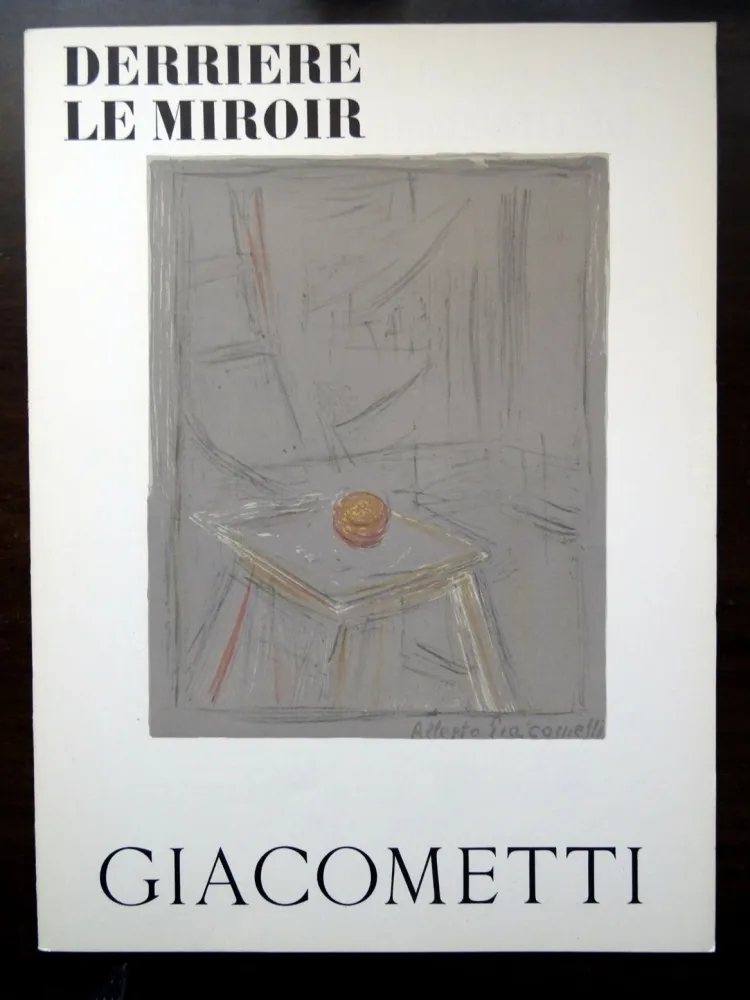 Livro Ilustrado Giacometti - DERRIÈRE LE MIROIR N°65