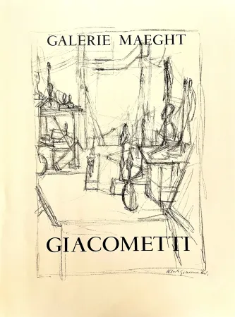Cartaz Giacometti - Galerie Maeght