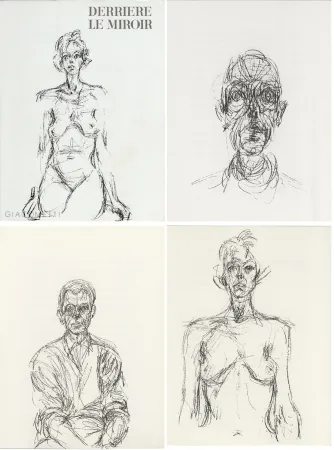 Livro Ilustrado Giacometti - GIACOMETTI. DERRIÈRE LE MIROIR N°127. Mai 1961