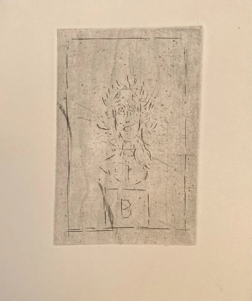 Gravura Giacometti - Histoire de rats B II