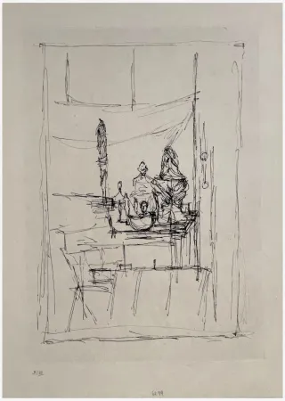 Água-Forte Giacometti - La magie quotidienne (l'atelier)