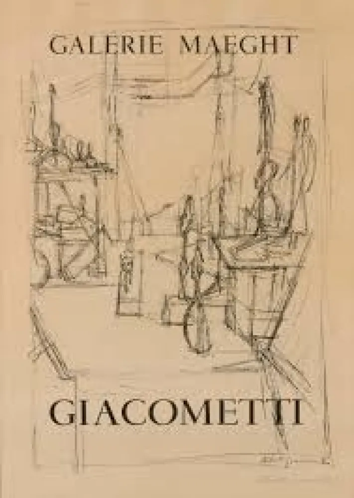 Cartaz Giacometti - L'atelier de l'artiste 