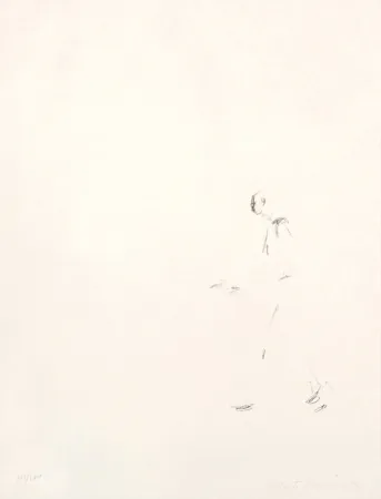 Litografia Giacometti - L'Homme qui marche