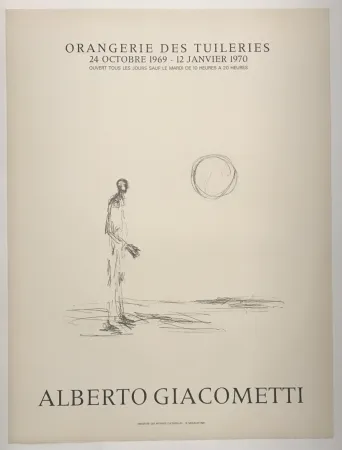 Litografia Giacometti - Orangerie des Tuileries
