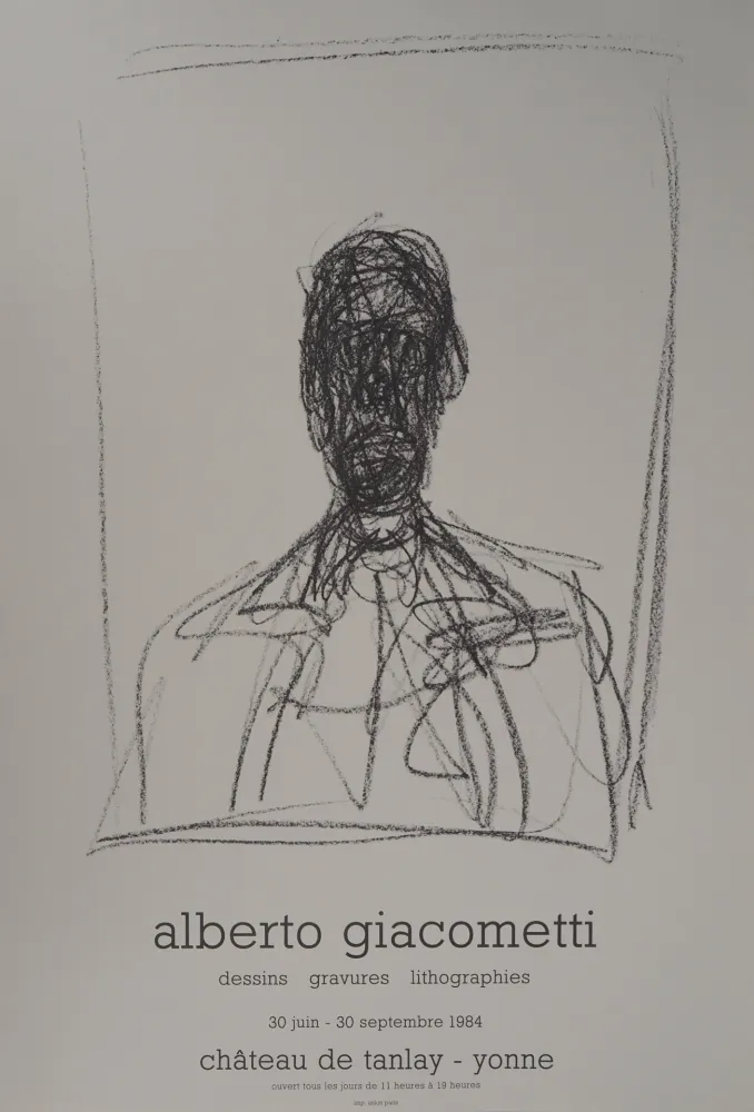 Livro Ilustrado Giacometti - Portrait d'homme
