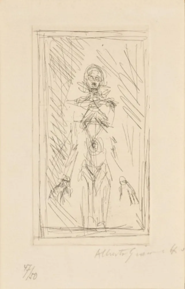 Gravura Giacometti - Small Standing Nude