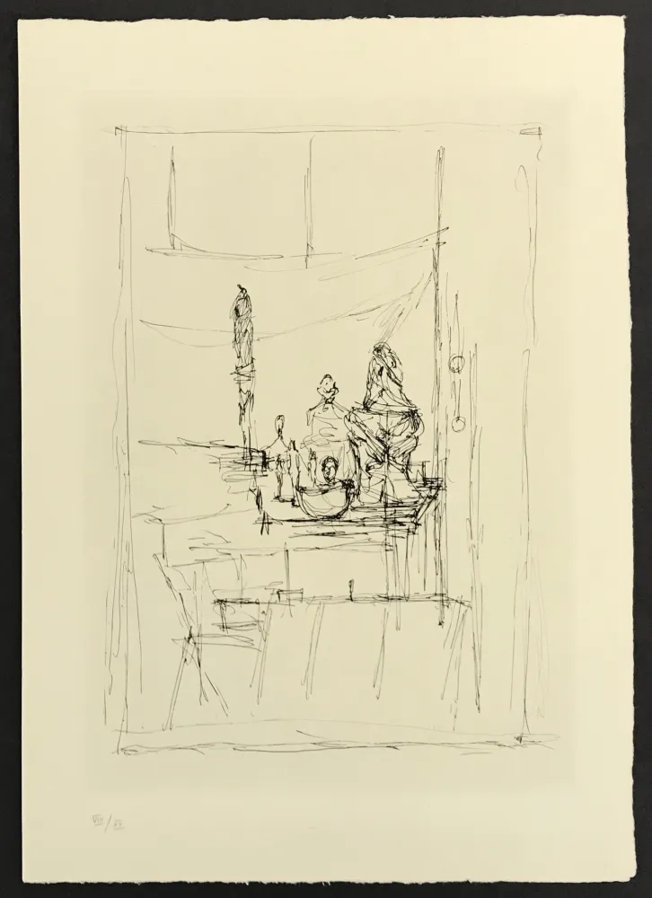 Gravura Giacometti - Studio from La Magie Quotidienne