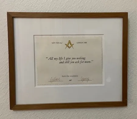 Sem Técnica Gilbert & George - All my life I give you nothing and still you ask for more