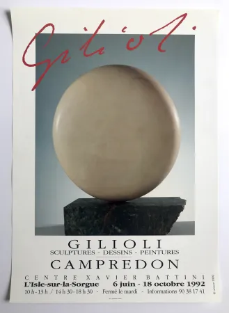 Cartaz Gilioli - Centre Xavier Battini / L'Isle-sur-la-Sorgue