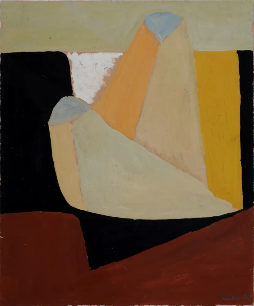 Sem Técnica Gilioli - Composition, 1955 - Hand-signed